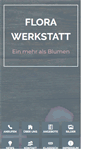Mobile Screenshot of flora-werkstatt.de