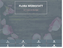 Tablet Screenshot of flora-werkstatt.de